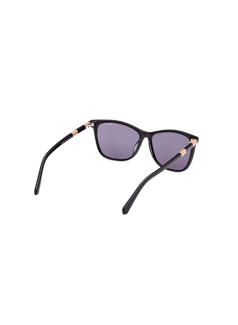 GANT FULL RIM FEMALE SQUARE BLACK ACETATE SUNGLASSES - Image 5
